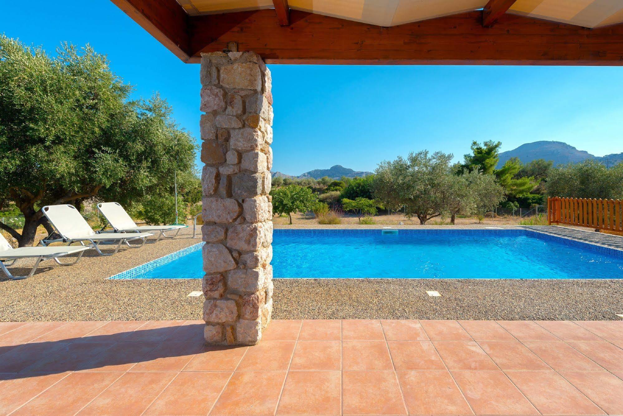 Olive Private Villa Swimming Pool 5 Bdr Kolymbia Rhodes Luaran gambar
